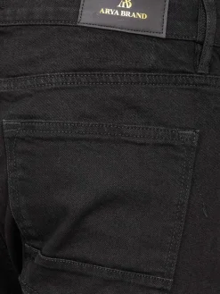 Wam Denim Advent Stretch Slim Fit Black Jeans| Jeans