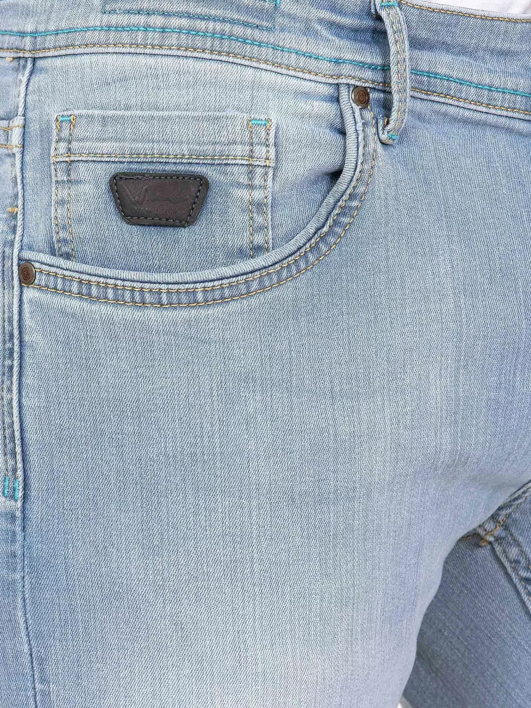 Wam Denim Alexia Faded Blue Slim Fit Jeans| Jeans