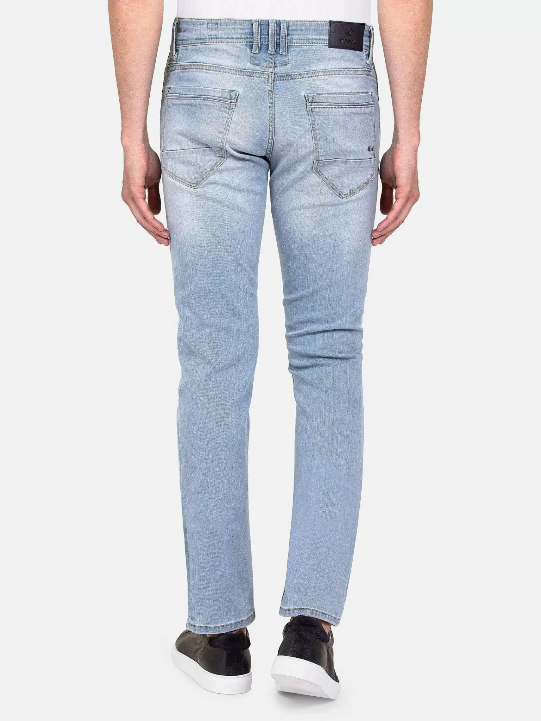 Wam Denim Alexia Faded Blue Slim Fit Jeans| Jeans