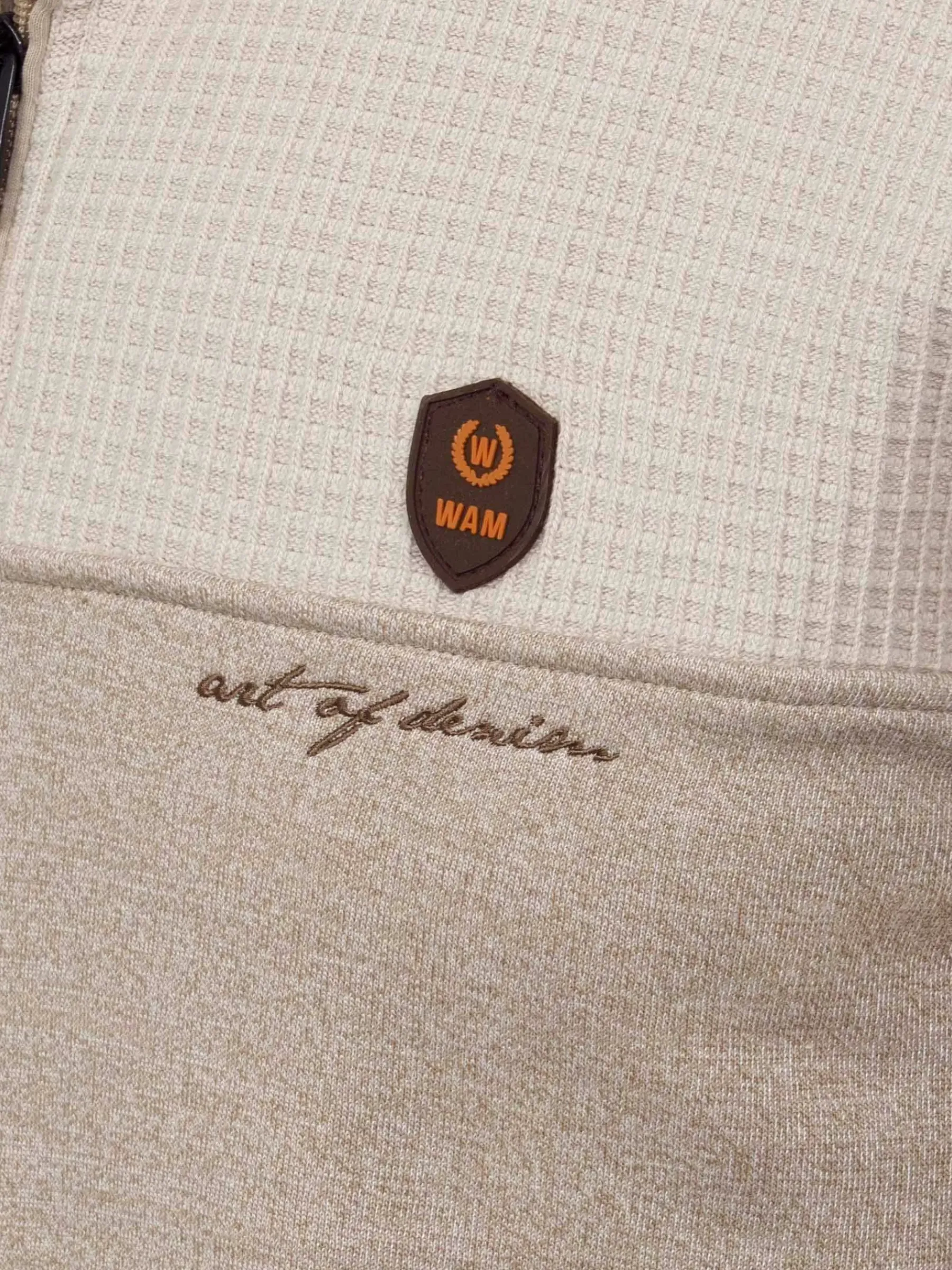 Wam Denim Altena Beige Vesten| Vesten