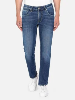 Wam Denim Aluin Slim Fit Stone Wash Blue Jeans| Jeans