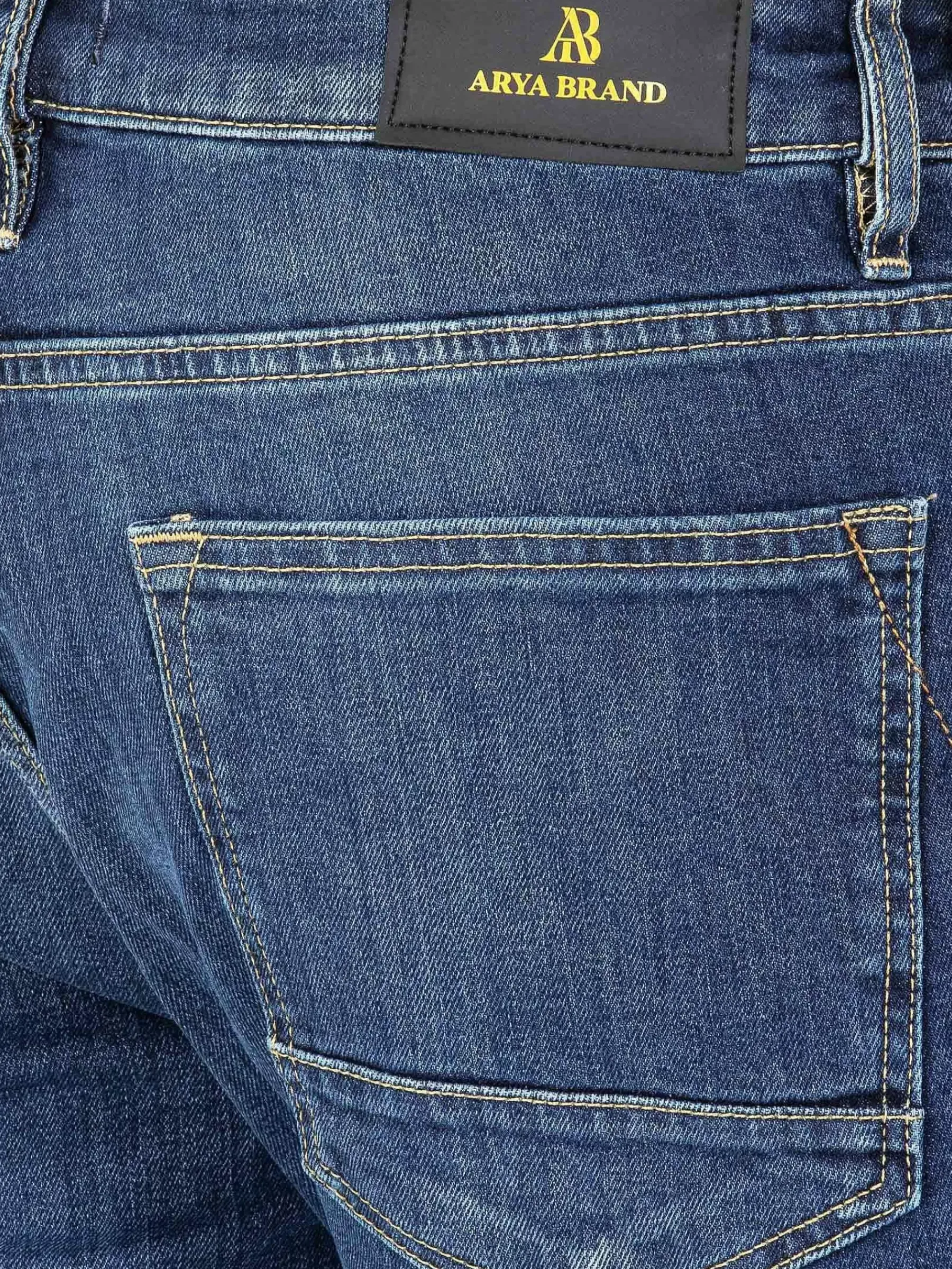 Wam Denim Aluin Slim Fit Stone Wash Blue Jeans| Jeans