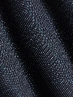 Wam Denim Amalfi Glen Check Slim Fit Navy Suit Pantalon| Pantalons