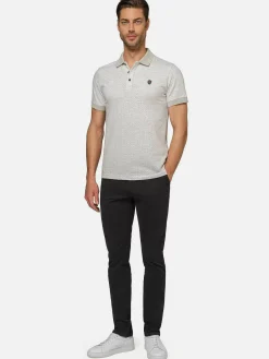 Wam Denim Aney Dynamic Texture Grey Polo| Polo'S