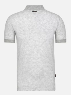 Wam Denim Aney Dynamic Texture Grey Polo| Polo'S