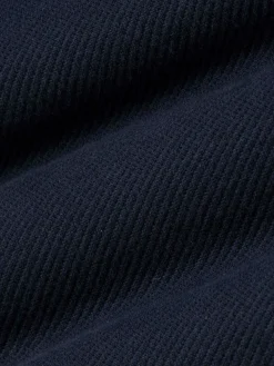 Wam Denim Arlo Stretched Navy Hoodie Shorts Set| Sweaters