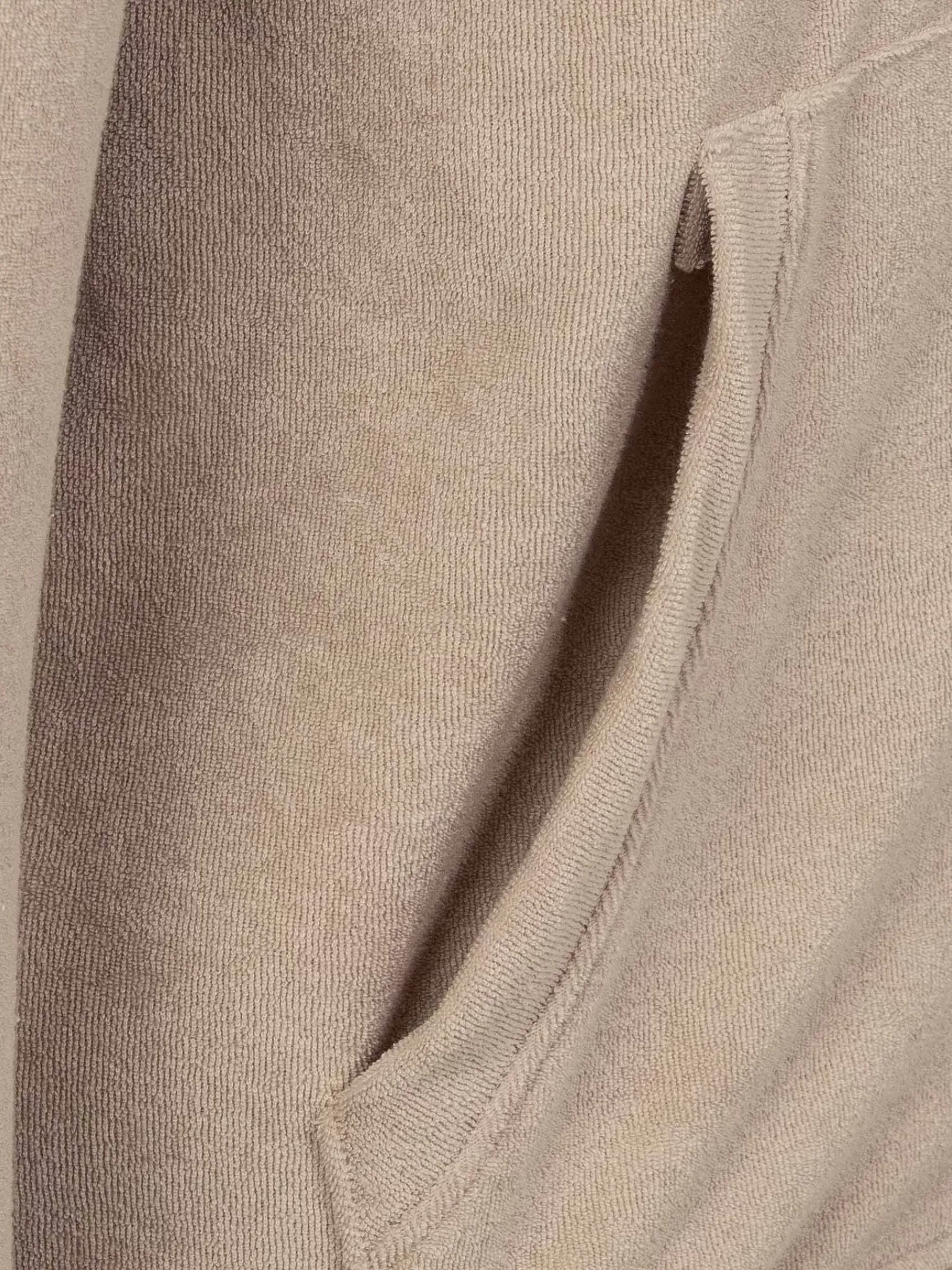 Wam Denim Avery Full Zipped Beige Hoodie Shorts Set| Sweaters