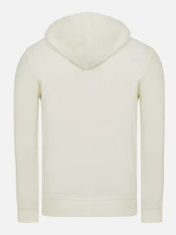 Wam Denim Avery Full Zipped White Hoodie Shorts Set| Sweaters