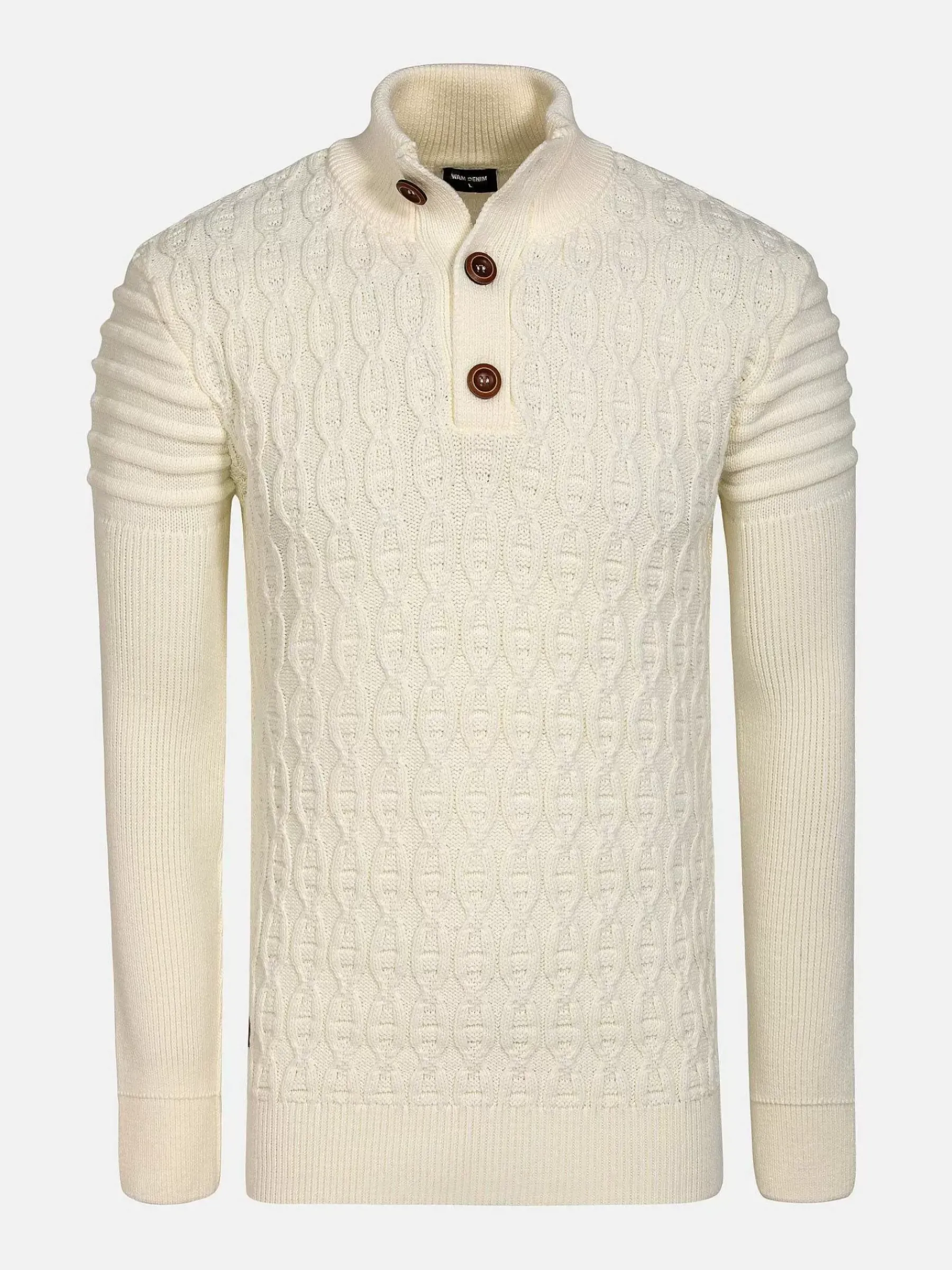 Wam Denim Avon Off White Pattern Truien| Truien