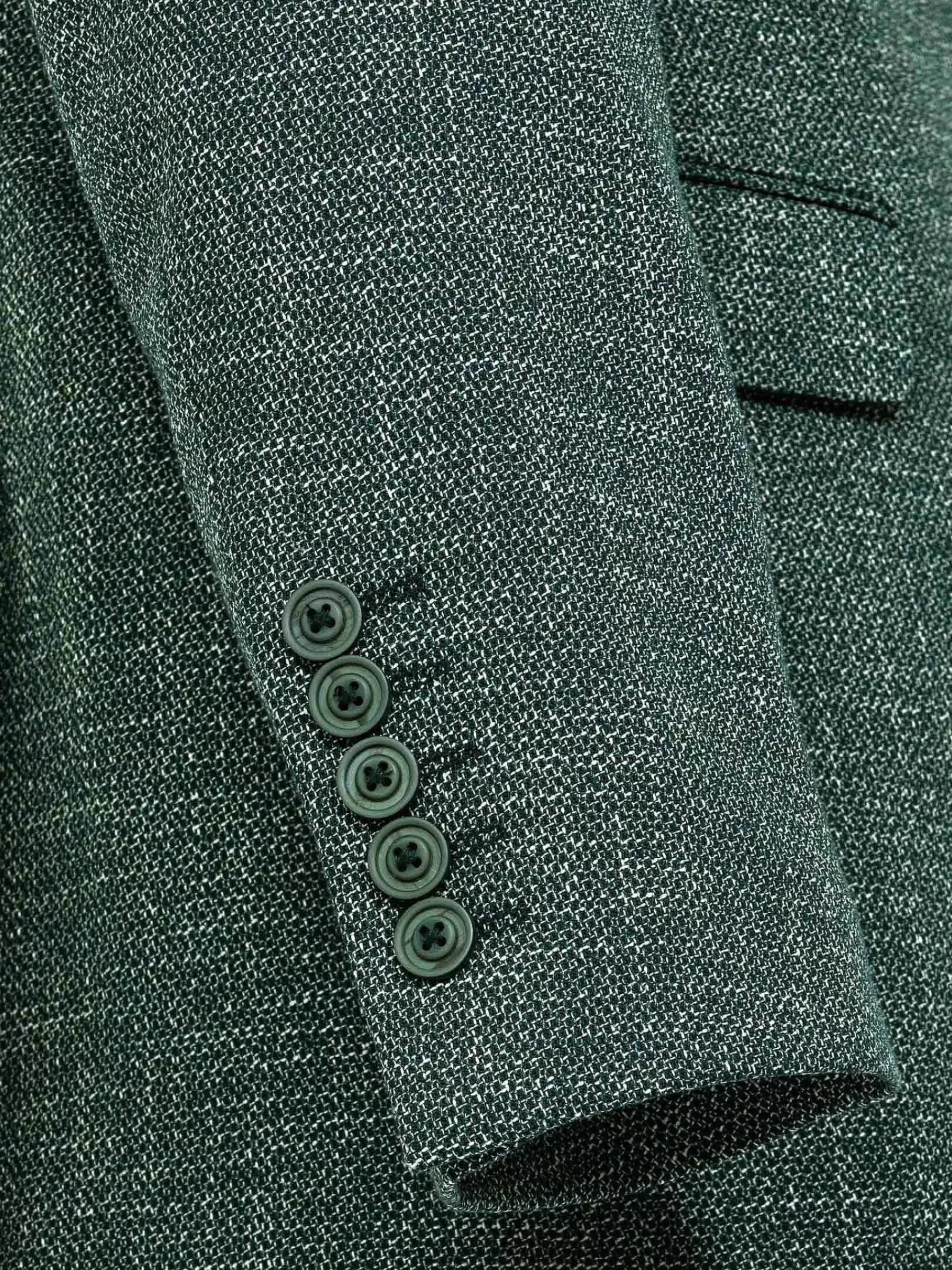 Wam Denim Balboa Textured Green Colbert| Colberts