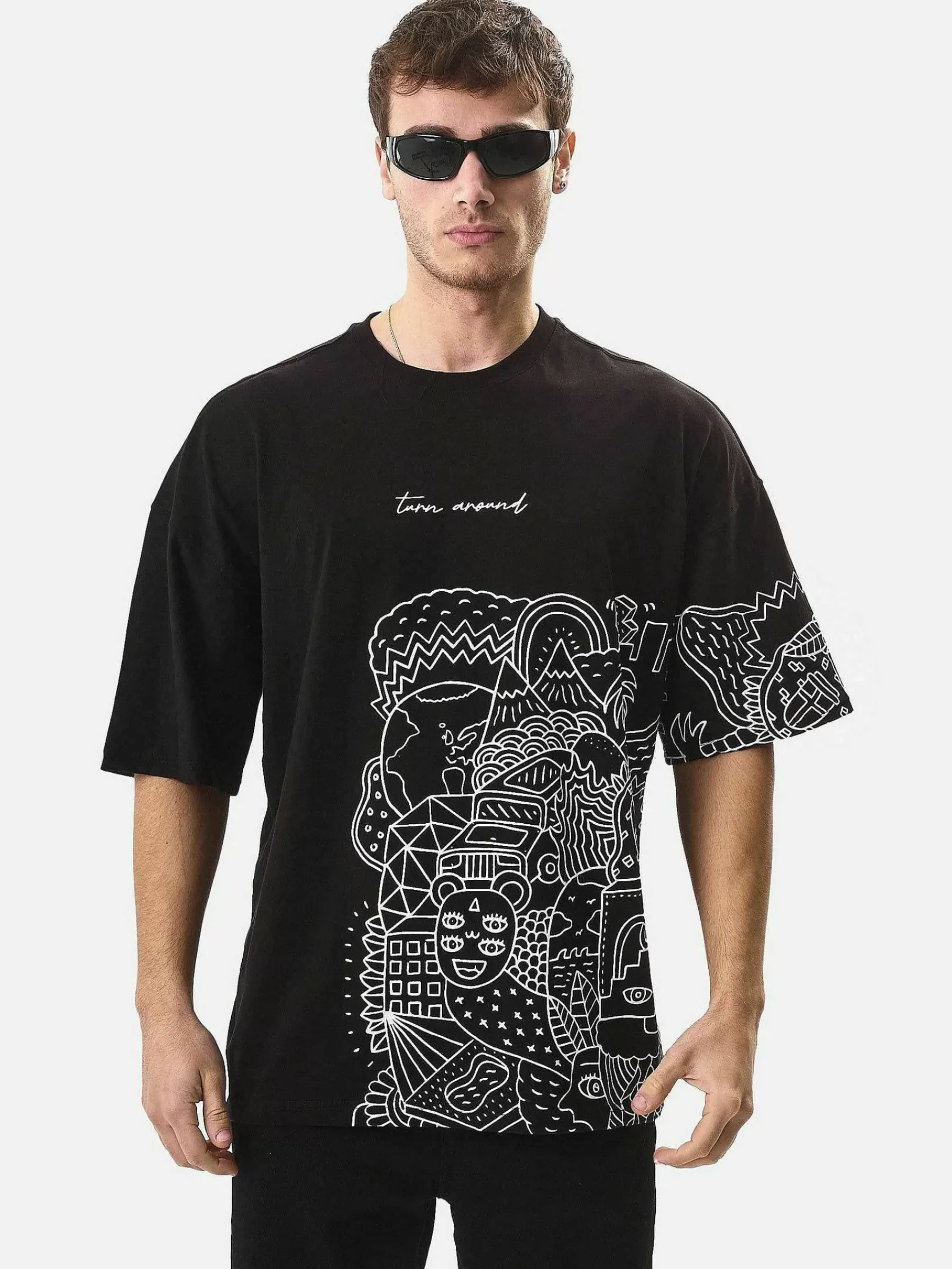 Wam Denim Brecken Black T-Shirt| Streetwear