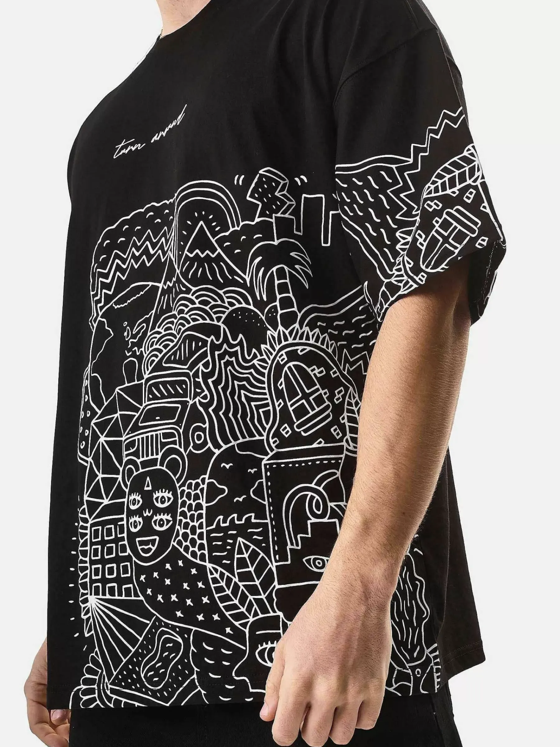 Wam Denim Brecken Black T-Shirt| Streetwear