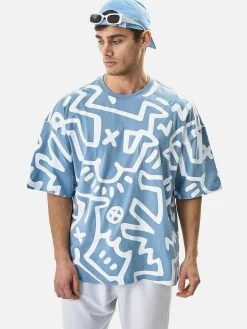 Wam Denim Byron Light Blue T-Shirt| Streetwear