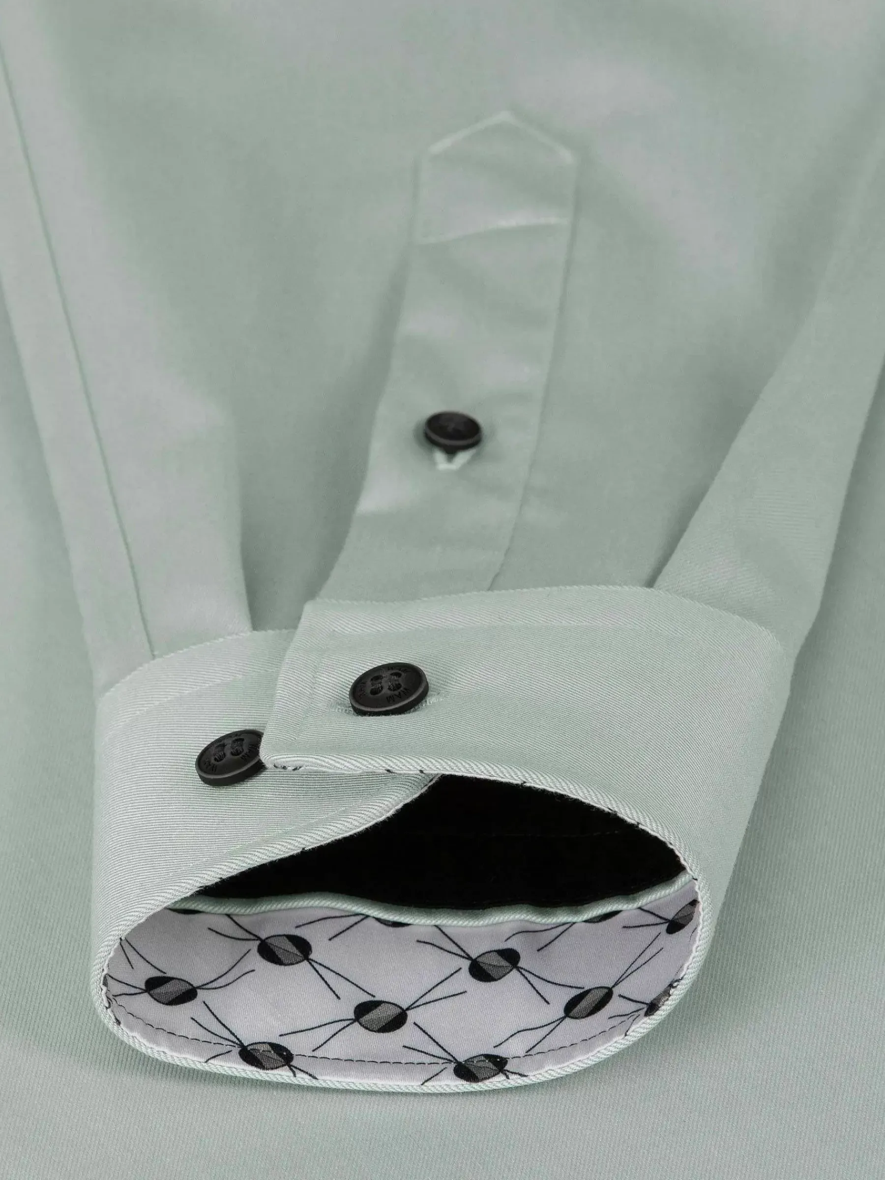 Wam Denim Caesar Light Menthol Overhemd| Overhemd Lange Mouwen