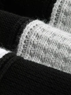 Wam Denim Cambridge Pattern Black White Truien| Truien
