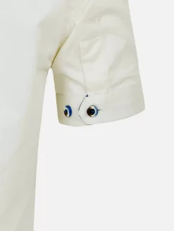 Wam Denim Cassiues Tailored Fit White Overhemd| Overhemd Korte Mouwen