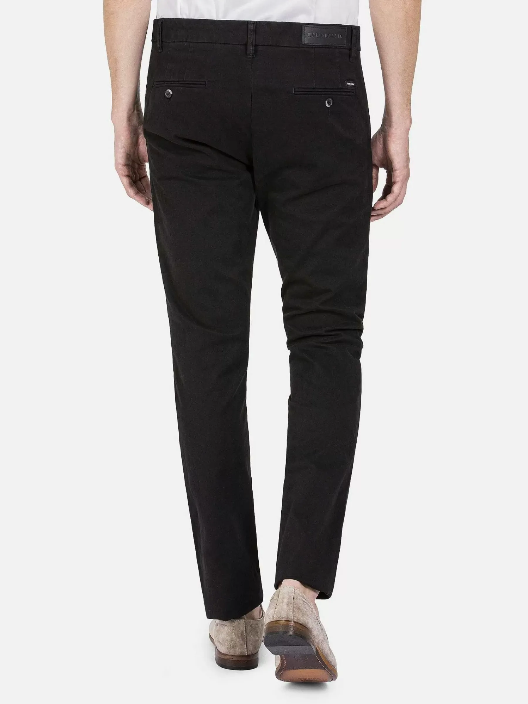 Wam Denim Chino 72348 Laminia Black| Chino'S