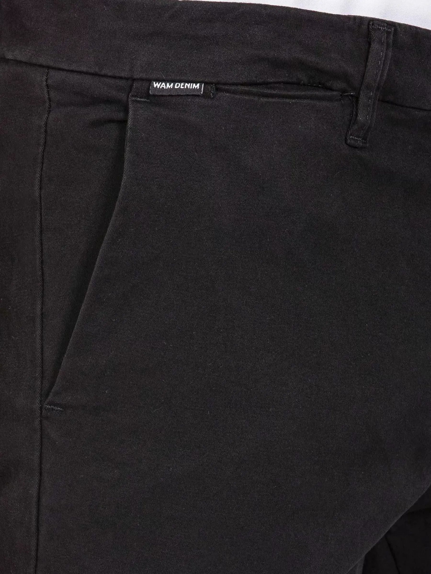 Wam Denim Chino 72348 Laminia Black| Chino'S