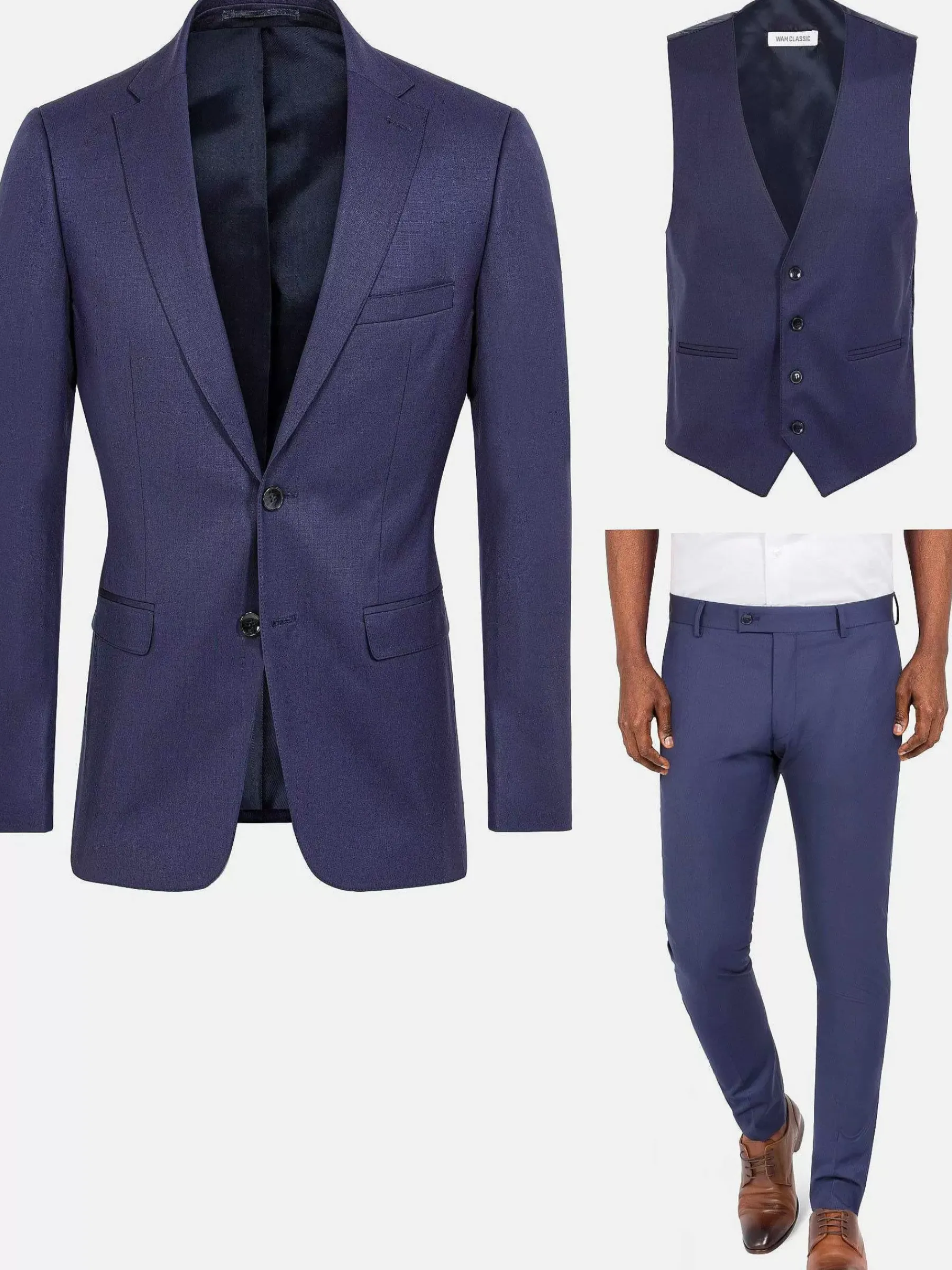 Wam Denim Colbert 70071 Scotsville Navy| Colberts