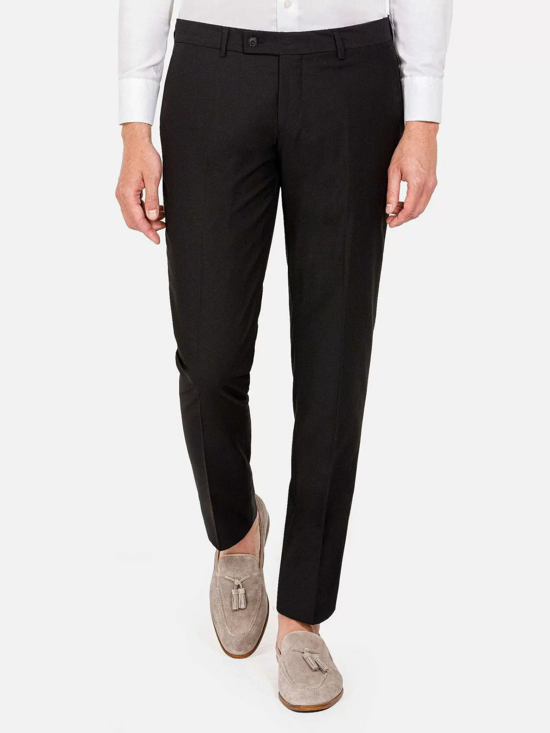 Wam Denim Comfort Slim Fit Black Pantalon| Pantalons