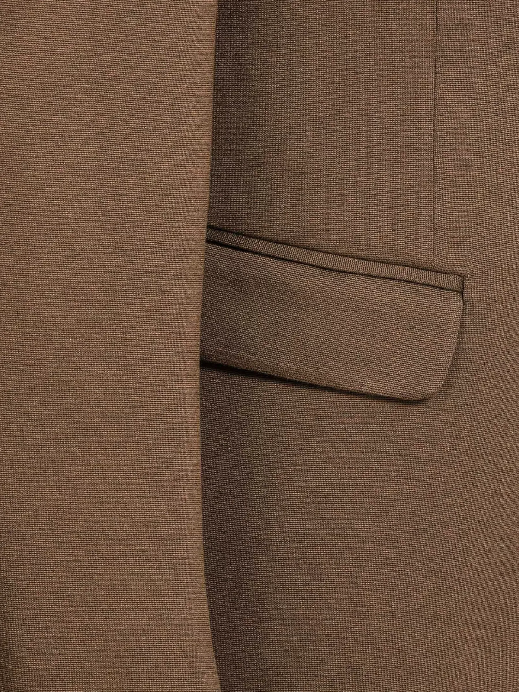 Wam Denim Crouse Wide Lapel Brown Colbert| Colberts