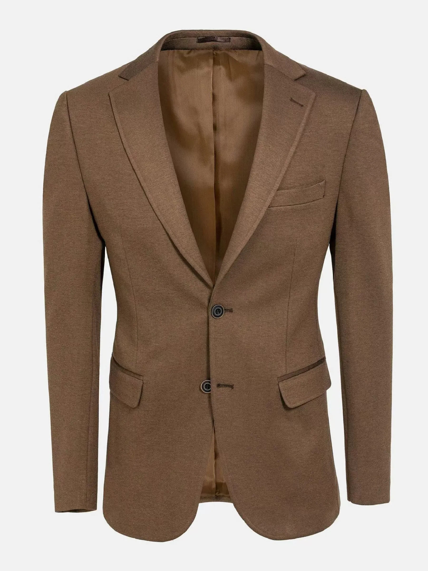 Wam Denim Crouse Wide Lapel Brown Colbert| Colberts
