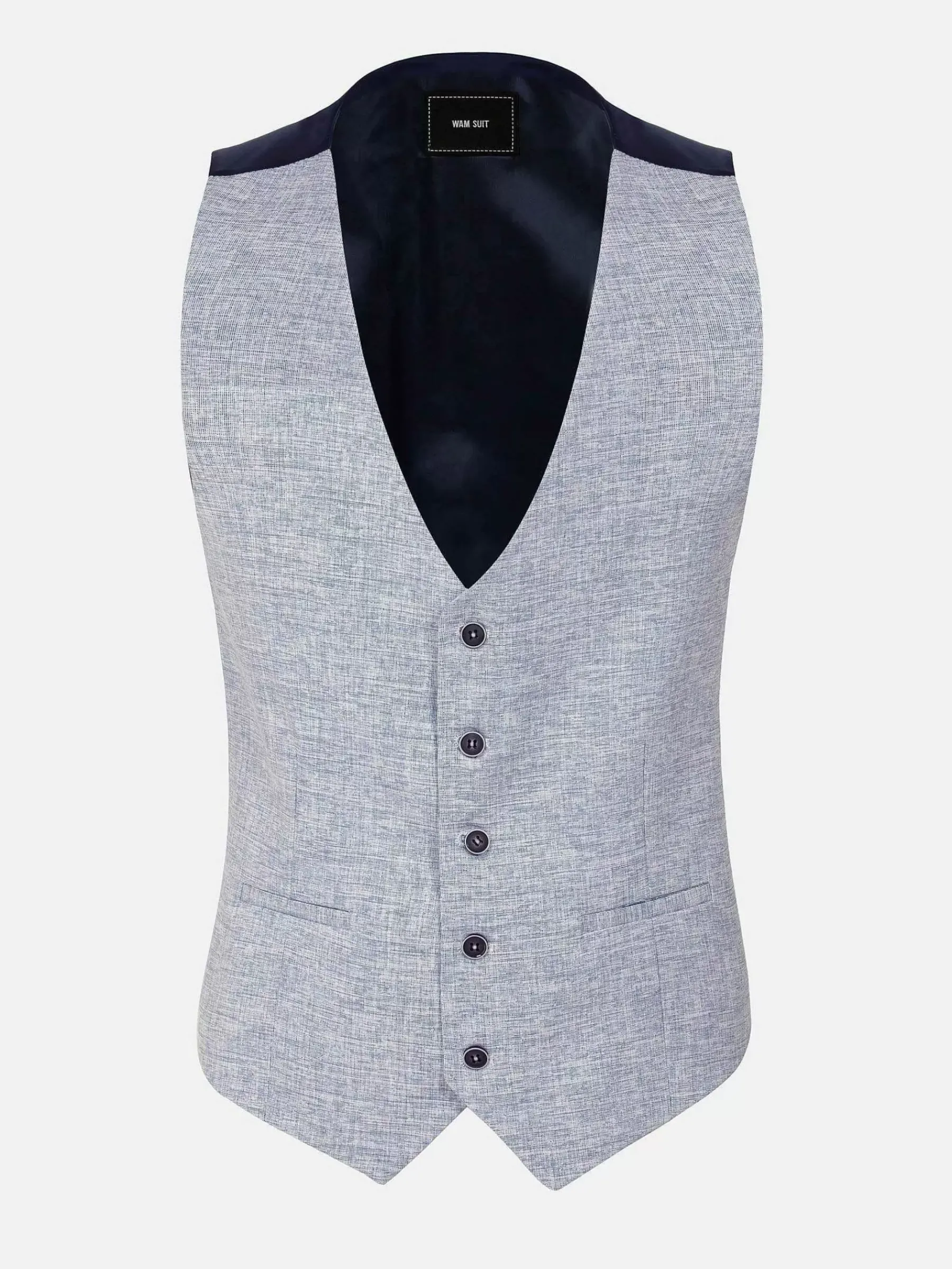 Wam Denim Cullen Navy Gilet| Gilets
