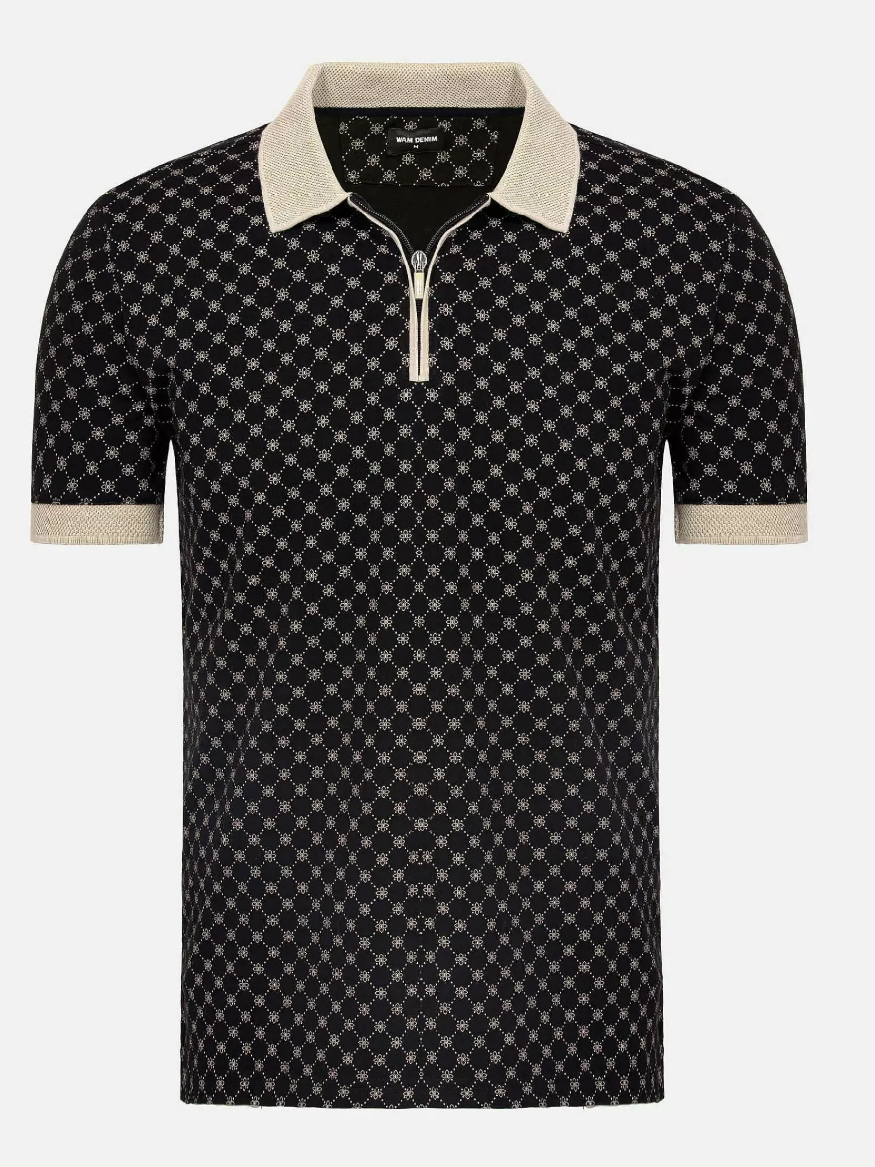 Wam Denim Dario Black Polo| Polo'S