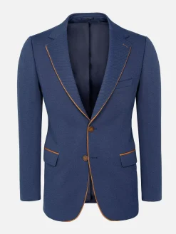 Wam Denim Dwayne Notched Lapel Light Navy Colbert| Colberts