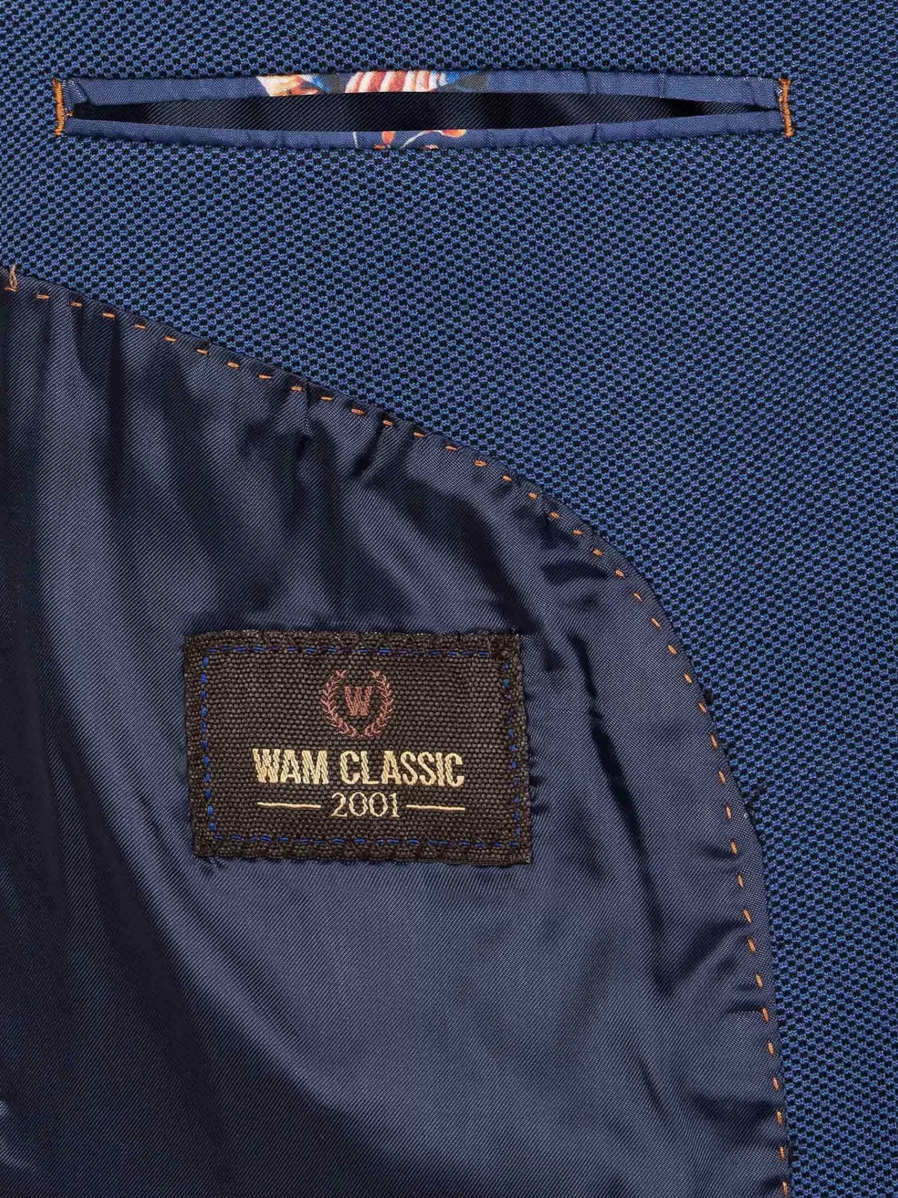 Wam Denim Dwayne Notched Lapel Light Navy Colbert| Colberts