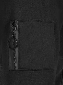 Wam Denim Echten Slim Fit Hoodie Black Vesten| Vesten