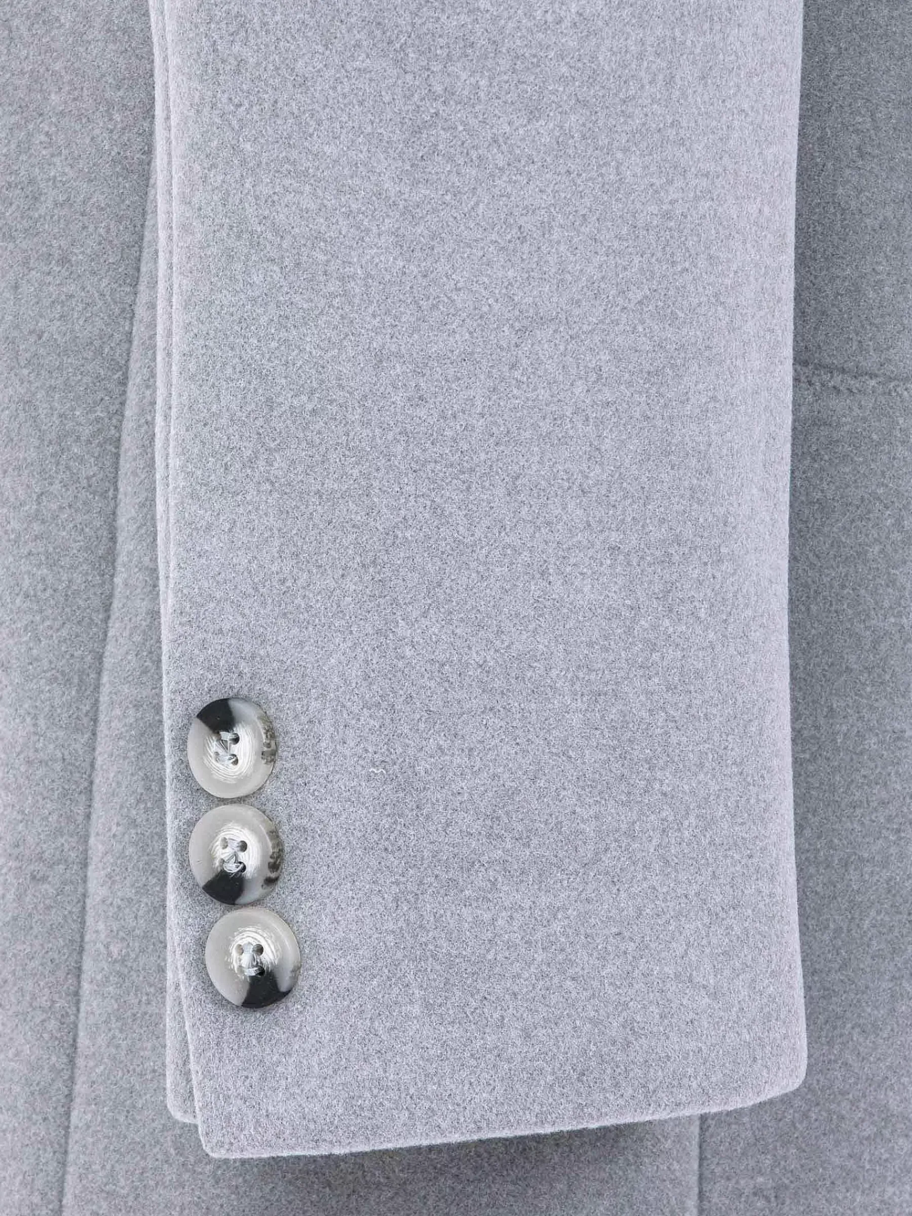 Wam Denim Franklin Three Button Casual Grey Mantelassen| Manteljassen