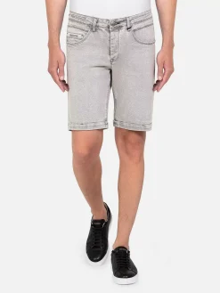 Wam Denim Hanneman Micro Textured Grey Short| Shorts
