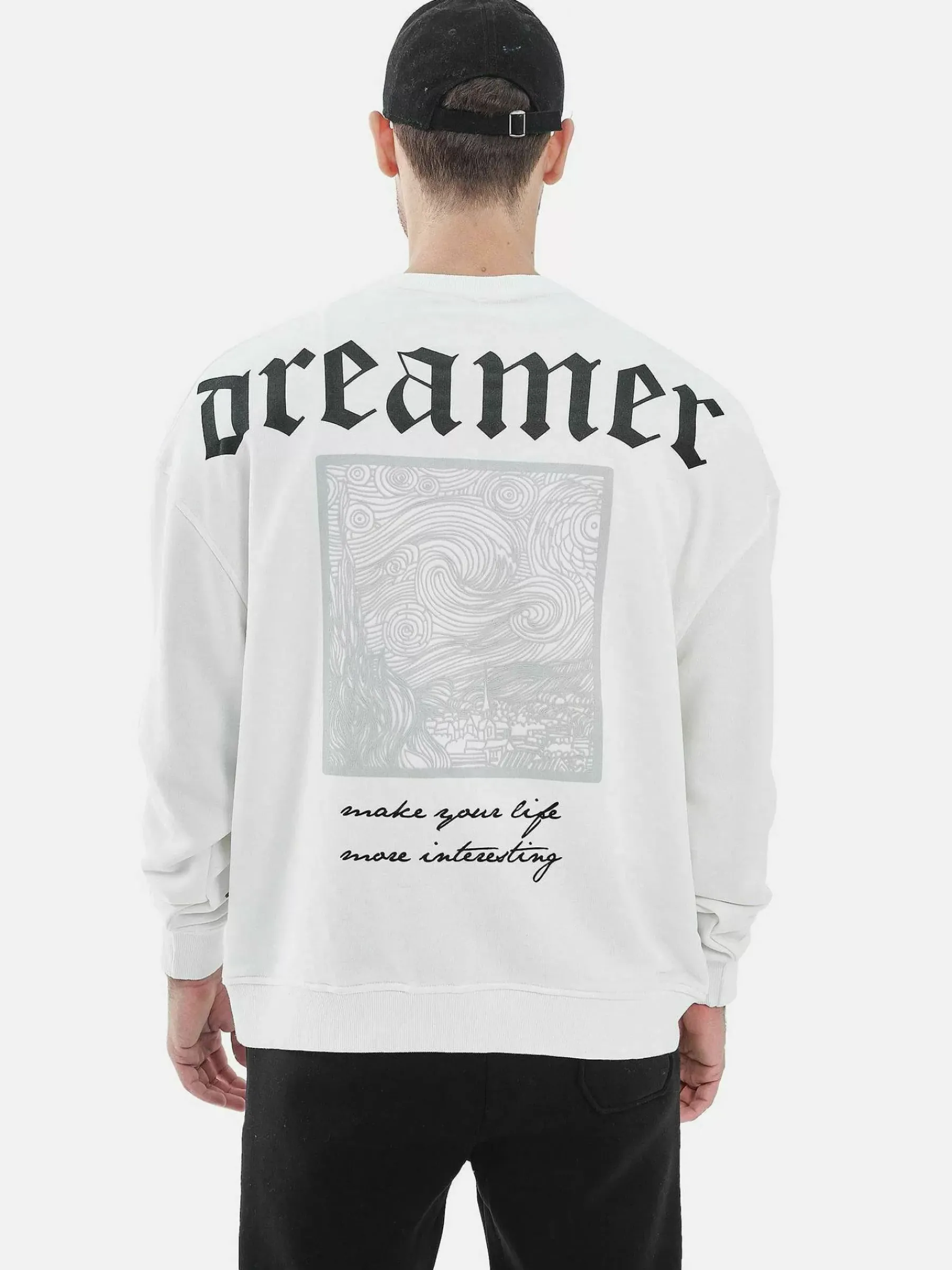 Wam Denim Harley White Sweater| Streetwear