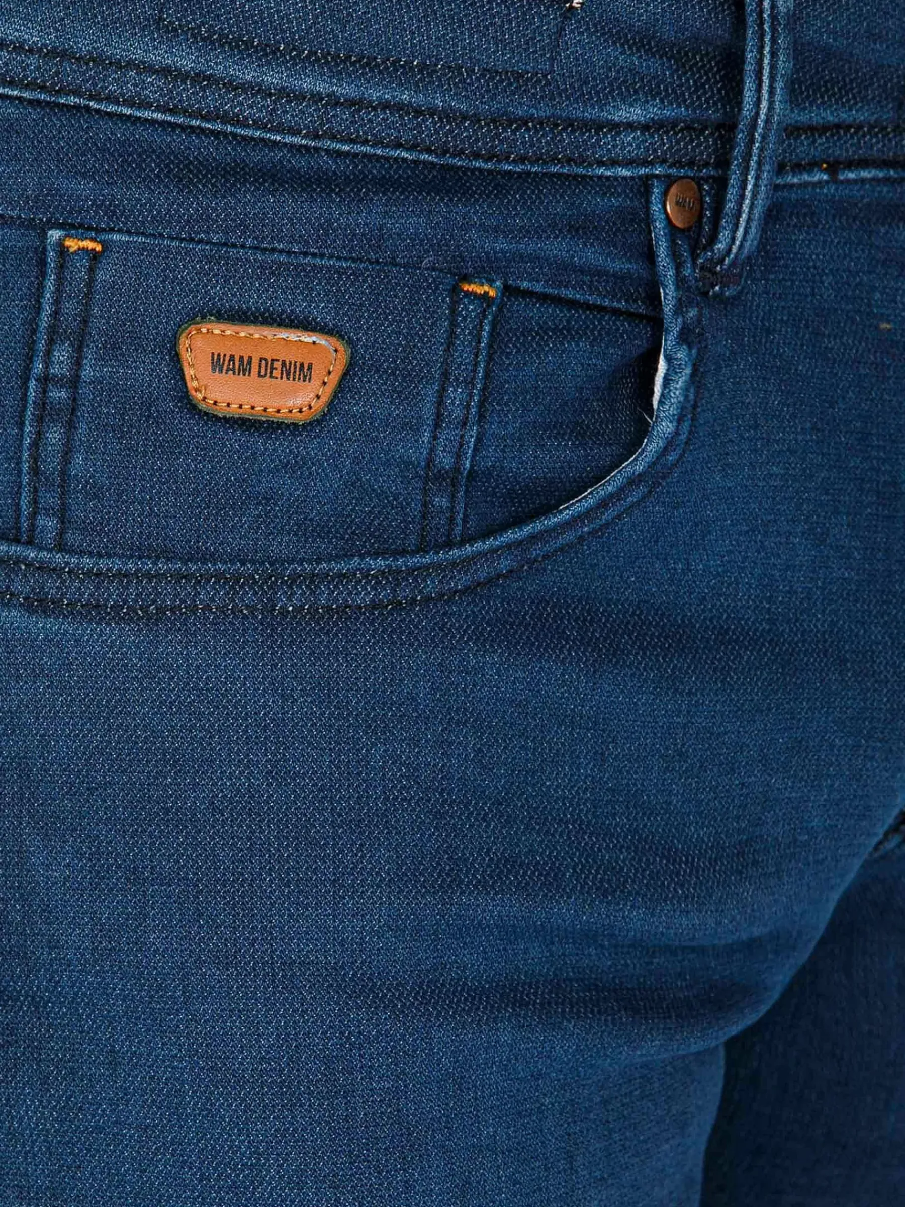 Wam Denim Hendrix Twill Pattern Light Navy Jeans| Jeans