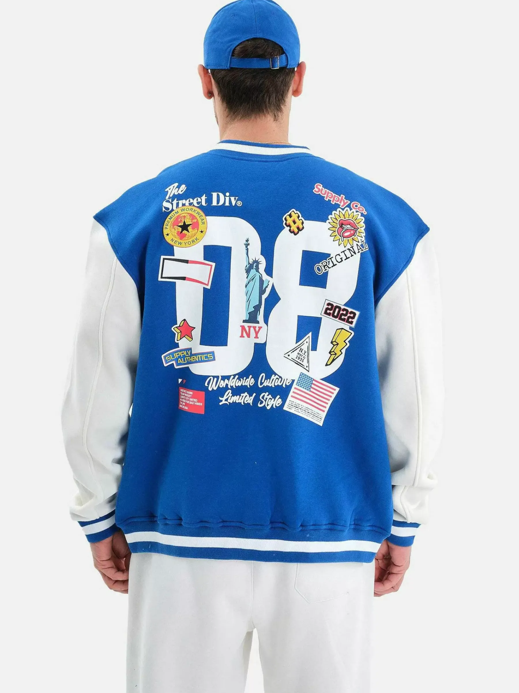 Wam Denim Henrik Royal Blue Jassen| Streetwear