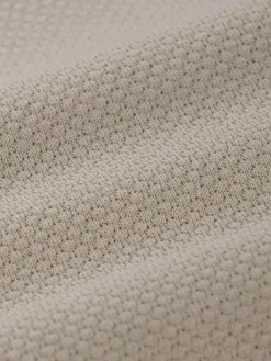 Wam Denim Henry Pique Knit Light Beige Polo| Polo'S