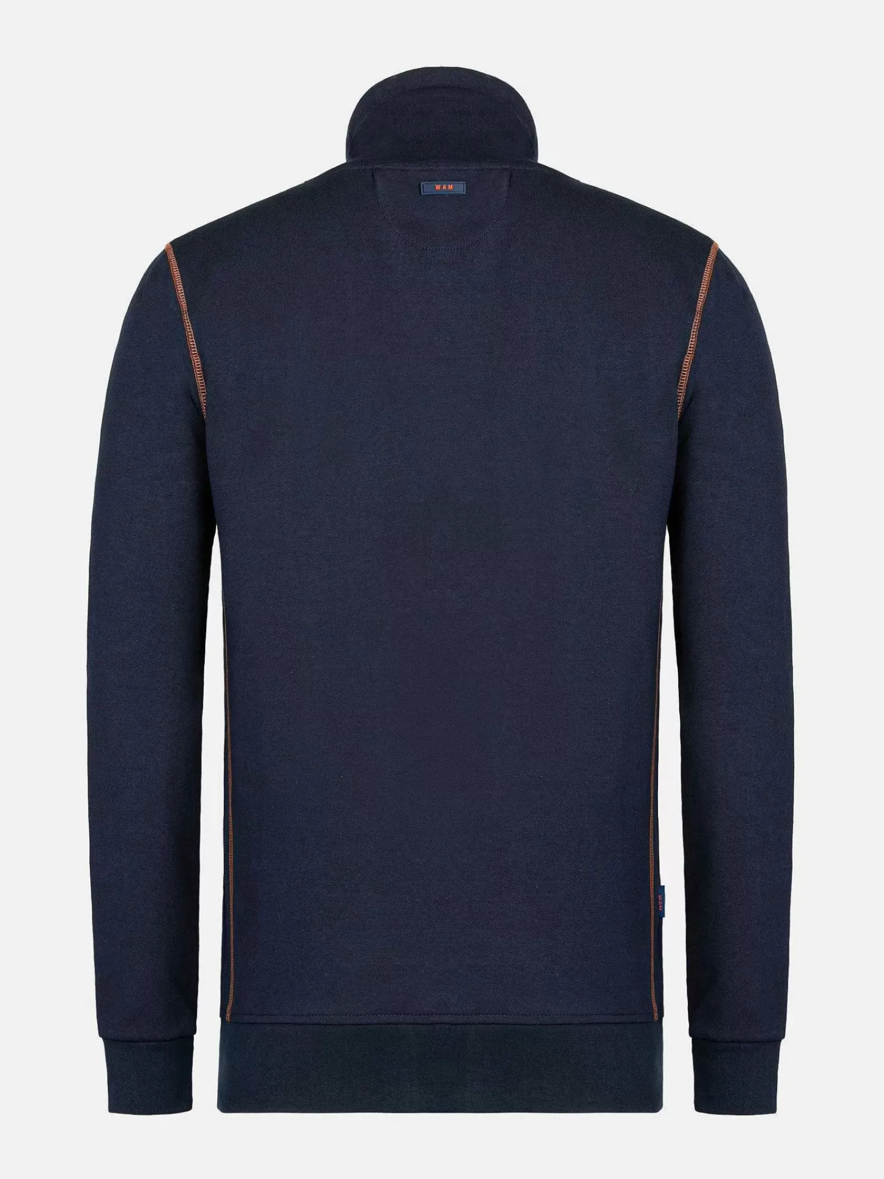 Wam Denim Horizon Turtleneck Navy Sweater| Sweaters