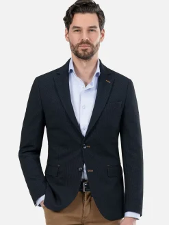 Wam Denim Italy Stretch Poly Light Indigo Colbert| Colberts