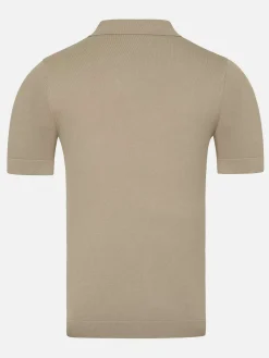 Wam Denim James Full Button-Down Beige Polo| Polo'S