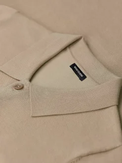 Wam Denim James Full Button-Down Beige Polo| Polo'S