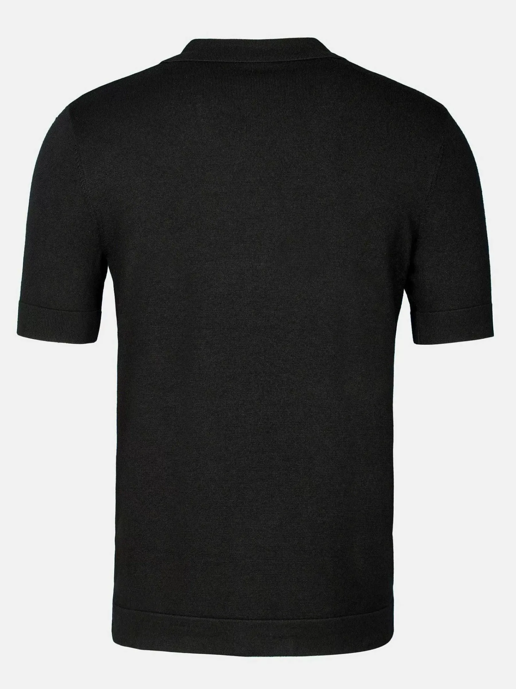 Wam Denim James Full Button-Down Black Polo| Polo'S