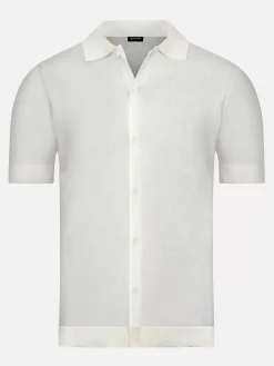 Wam Denim James Full Button-Down White Polo| Polo'S