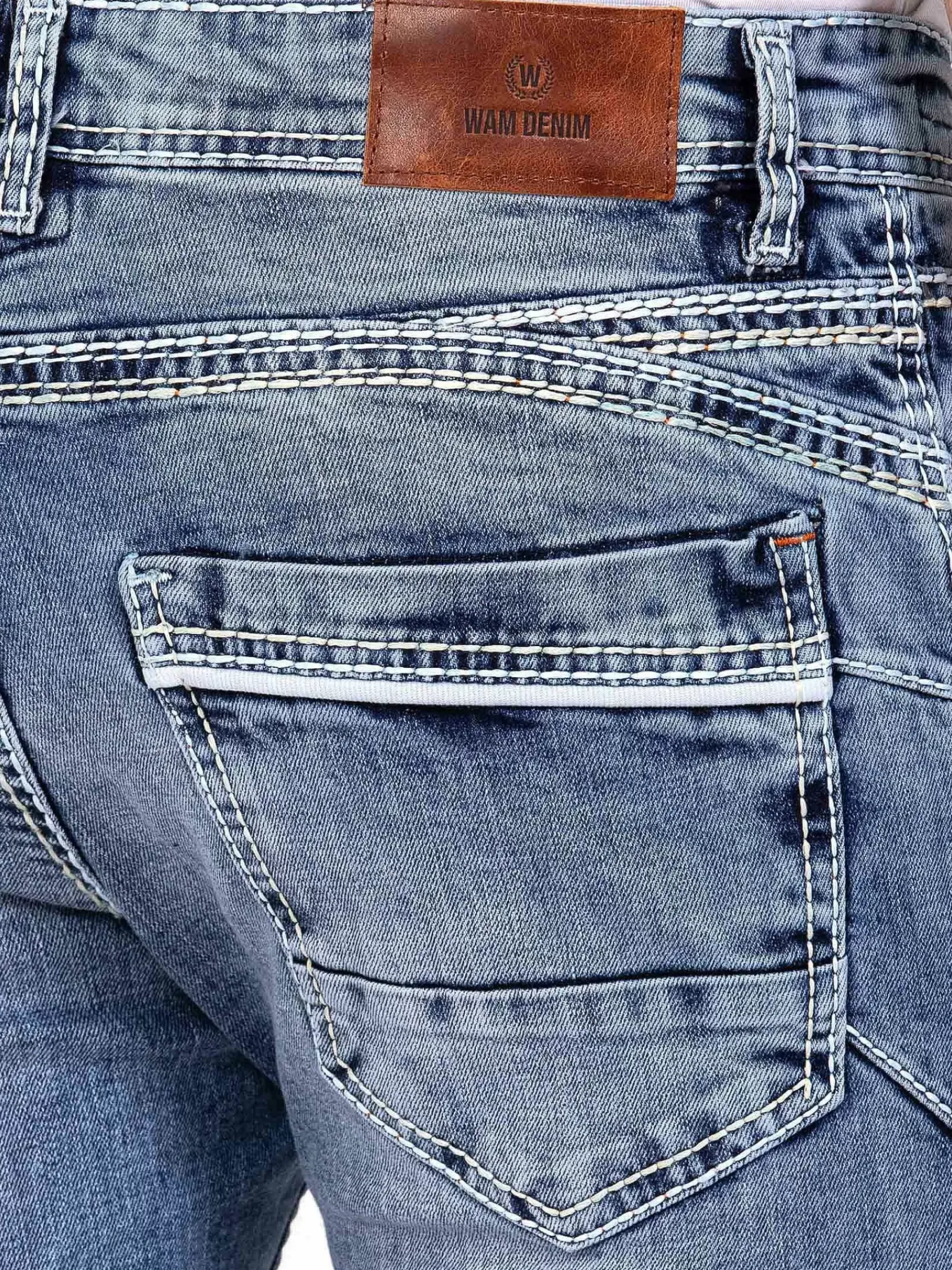Wam Denim Komrij Slim Soft Wash Navy Jeans| Jeans
