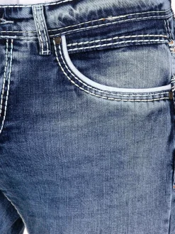 Wam Denim Komrij Slim Soft Wash Navy Jeans| Jeans