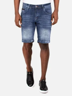 Wam Denim Korte Broek 72307 Dury Navy| Shorts