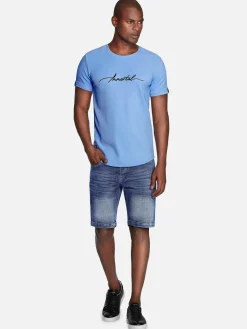Wam Denim Korte Broek 72307 Dury Navy| Shorts
