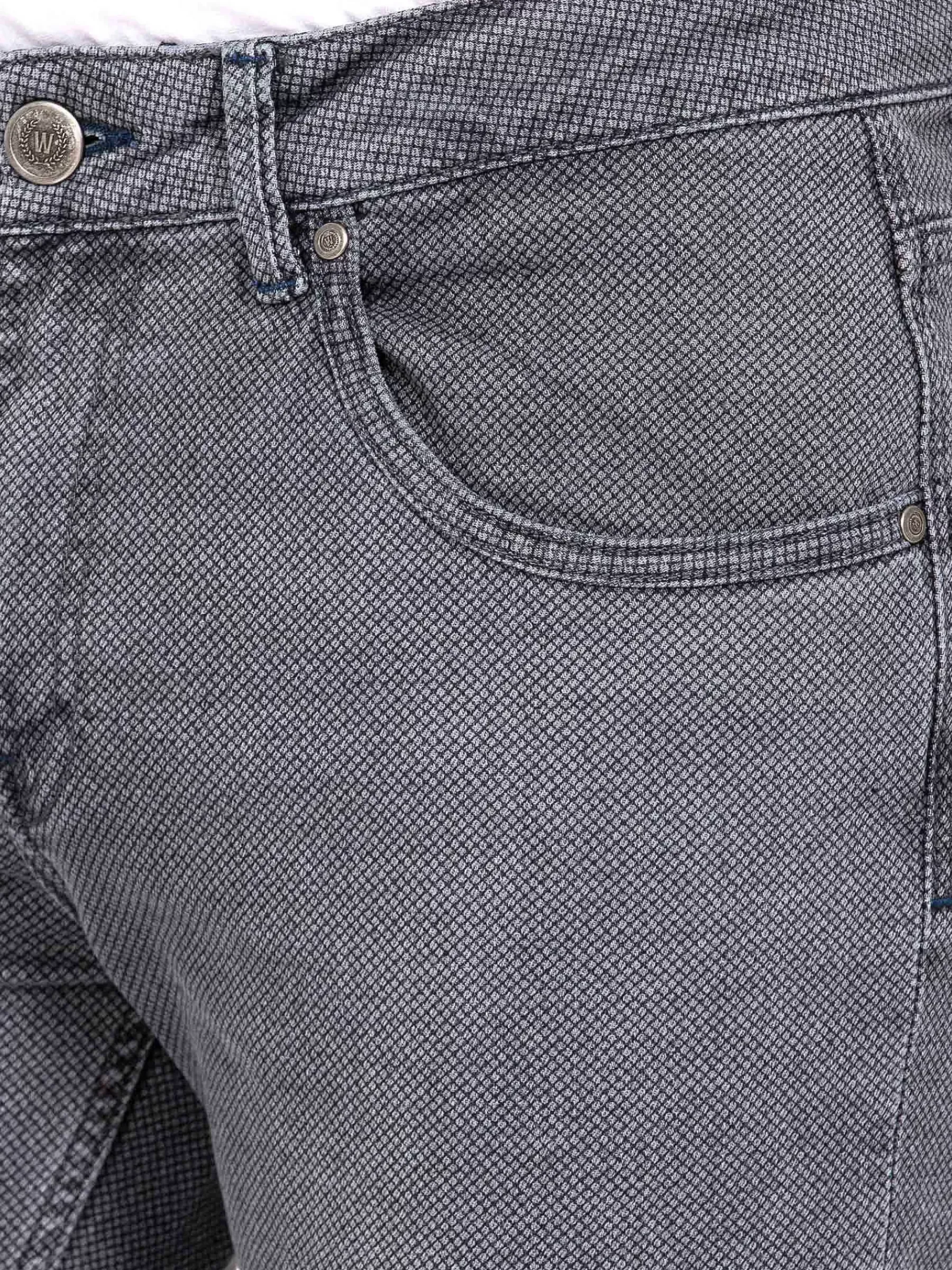 Wam Denim Lombardo Regular Fit Textured Anthracite Jeans| Jeans