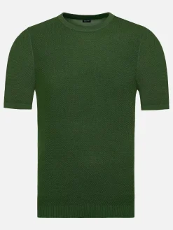 Wam Denim Lucas Pique Knit Green T-Shirt| T-Shirts