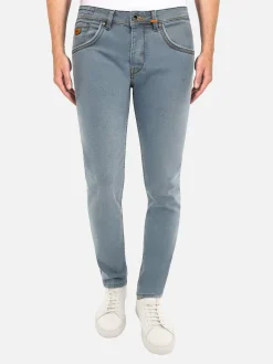 Wam Denim Luna Mini Check Slim Fit Blue Jeans| Jeans